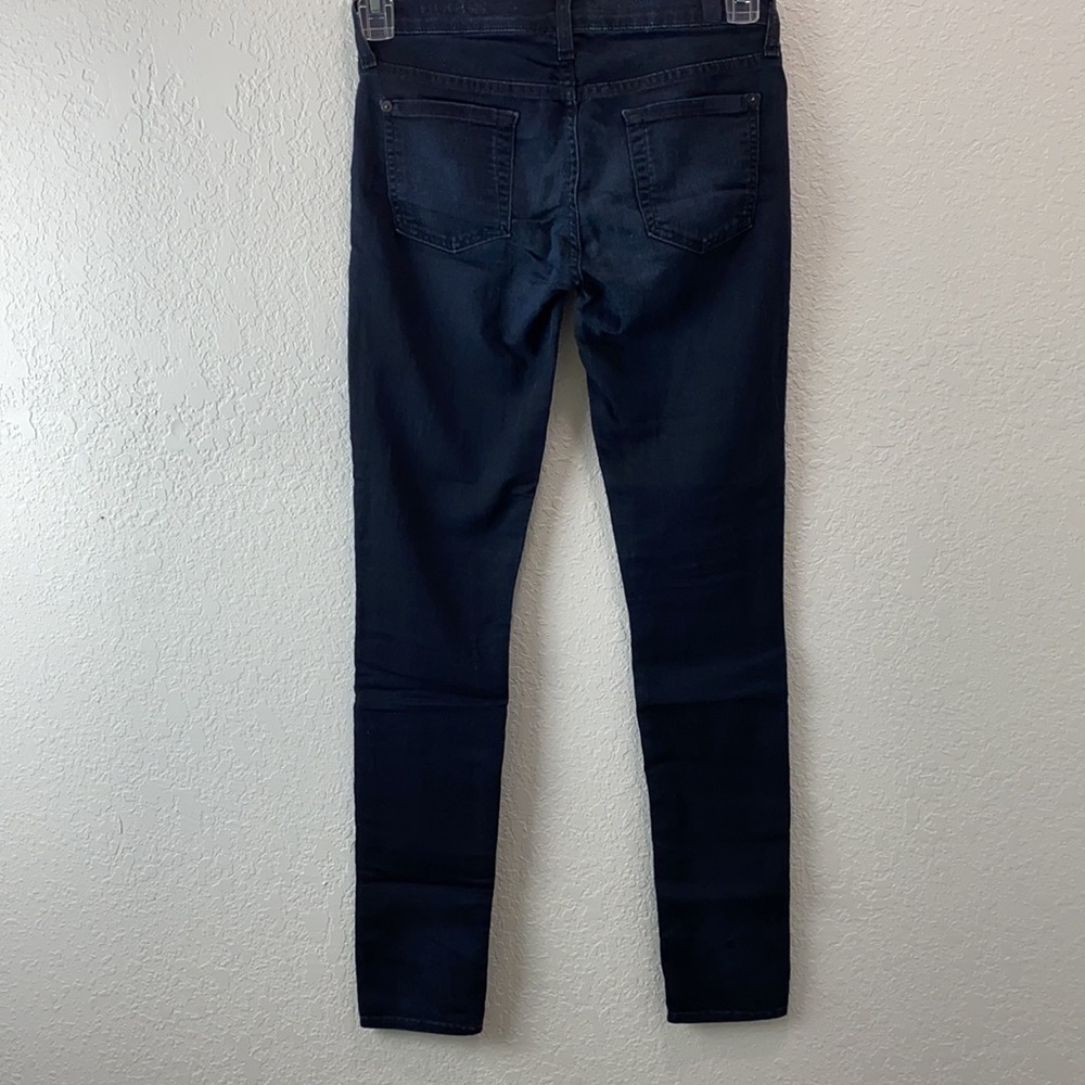 7 FAM The Skinny Dark Blue Jeans - Picture 7 of 9
